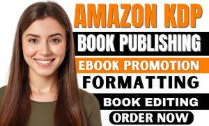 I will do amazon ebook promotion, amazon kdp book publishing, children book promotion