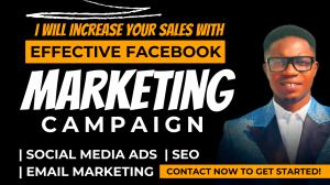 I will do facebook meta ads campaign business ads manager shopify marketing manager