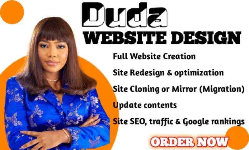 I will do professional duda website design, duda website redesign development services