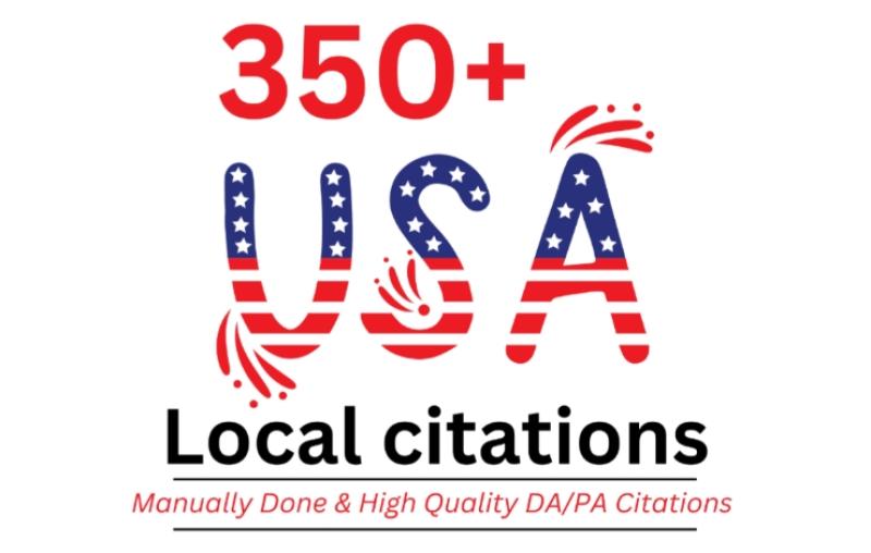 I will top 350 usa local citations and directory listings