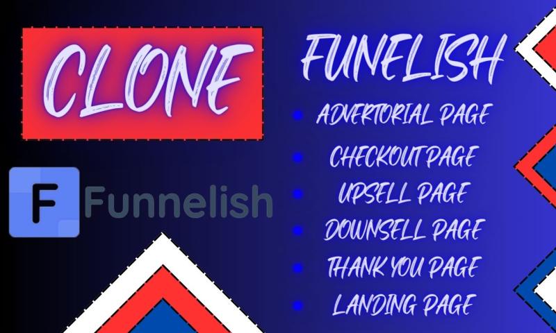 I will clone advertorial and sales page on funnelish landing page