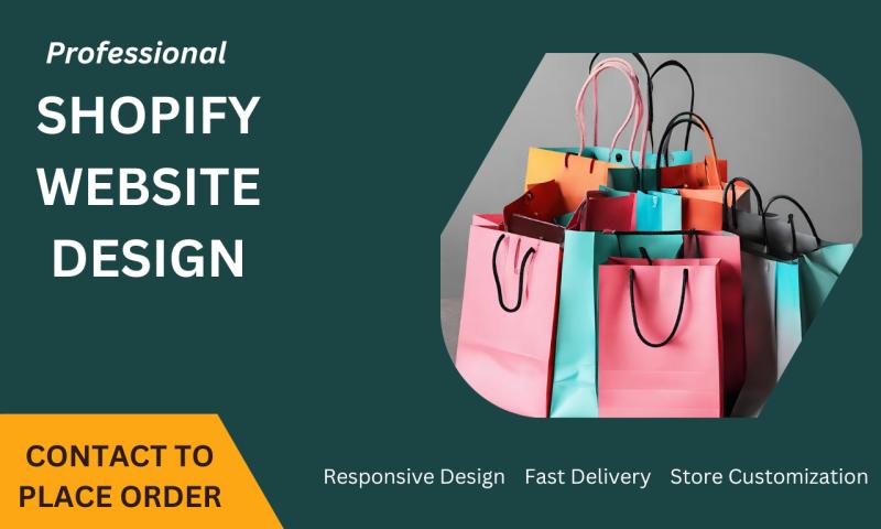 I will set up, redesign, design shopify store, shopify website, shopify api integration