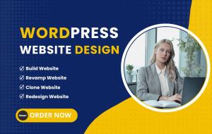 I will design, redesign, clone, revamp, update or fix wordpress website