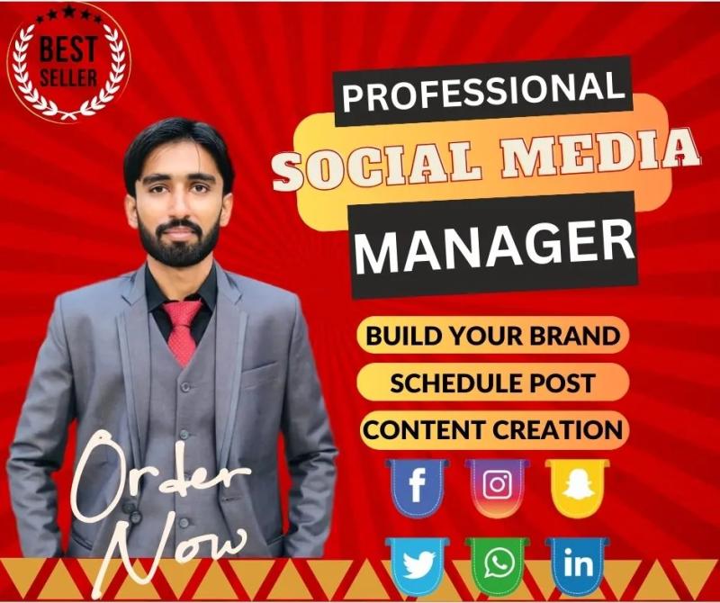 I will be your social media marketing manager and assistant