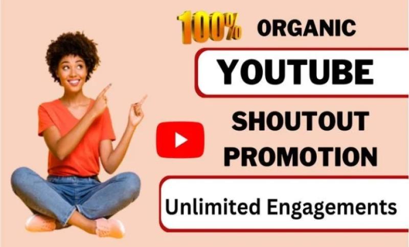 I will do YouTube video shoutout to gain massive audience