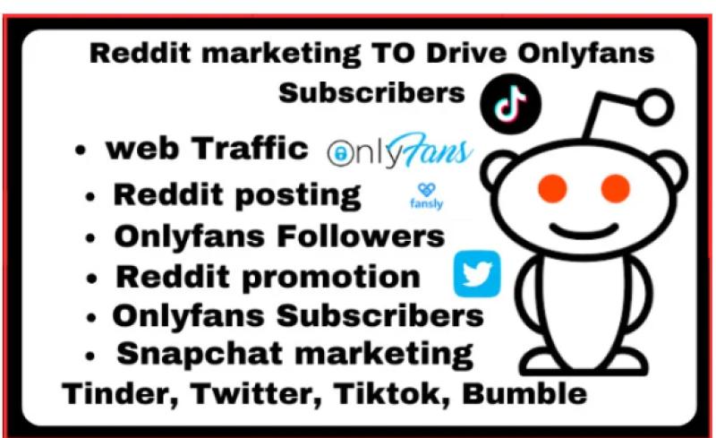 I will do onlyfans page management adult web link marketing reddit promotion traffic