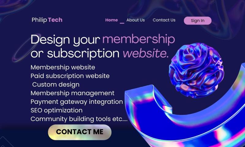 I will build membership website or paid subscription website on WordPress