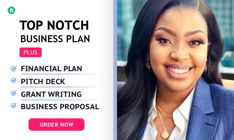 I will write a topnotch business plan for investors, grants, loans