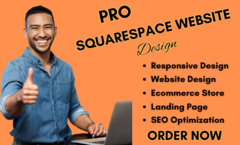 I will design/redesign a professional and responsive Squarespace website