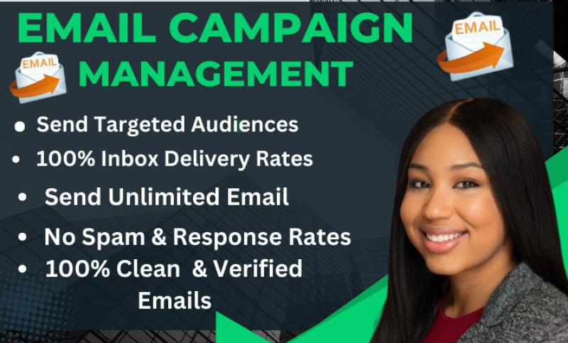 I will send bulk email, create email campaigns, collect emails, and send bulk email blasts