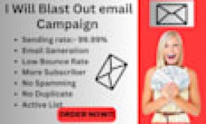 I will blast out bulk email campaign, bulk email generation for your niche