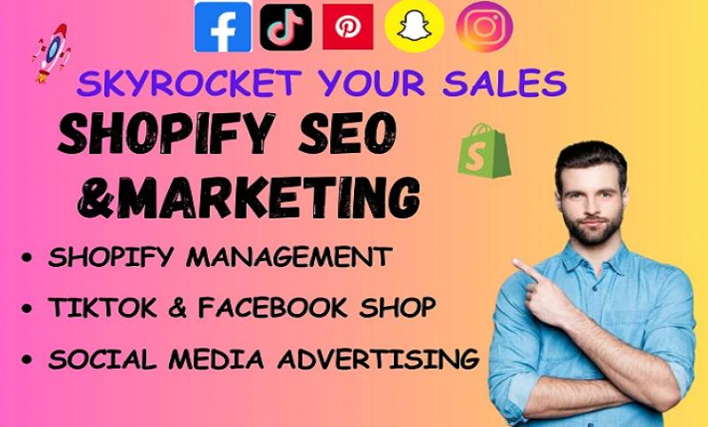 I will boost shopify sales, facebook ads, tiktok ads googles ads for shopify marketing