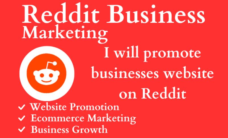 I will do viral business website, ecommerce app promotion with reddit marketing ads