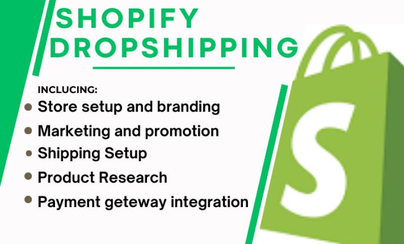 I will create, build, design Shopify dropshipping, Shopify website, Shopify redesign