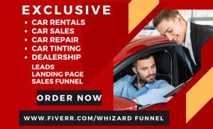 Generate Car Rentals, Sales, Loan, Hire, Dealership, Tint Repair, Replacement Leads