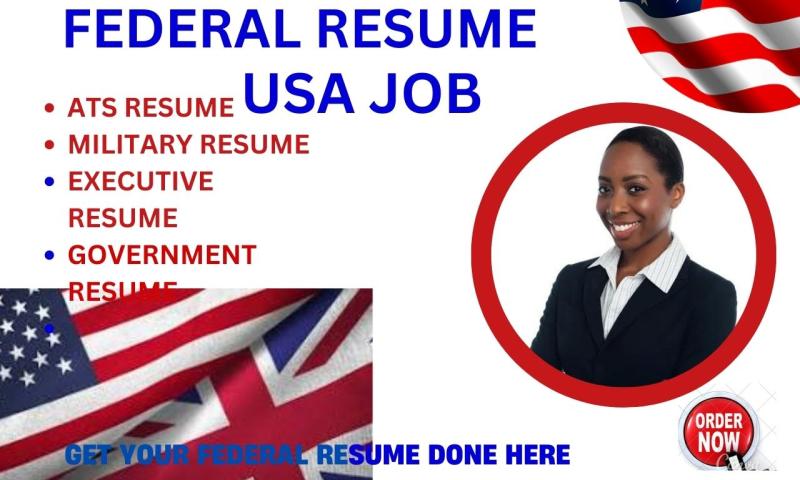 I will write a Federal Resume, Executive Resume, and Government Resume – Resume Writing
