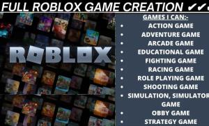 I will develop a complete custom Roblox game