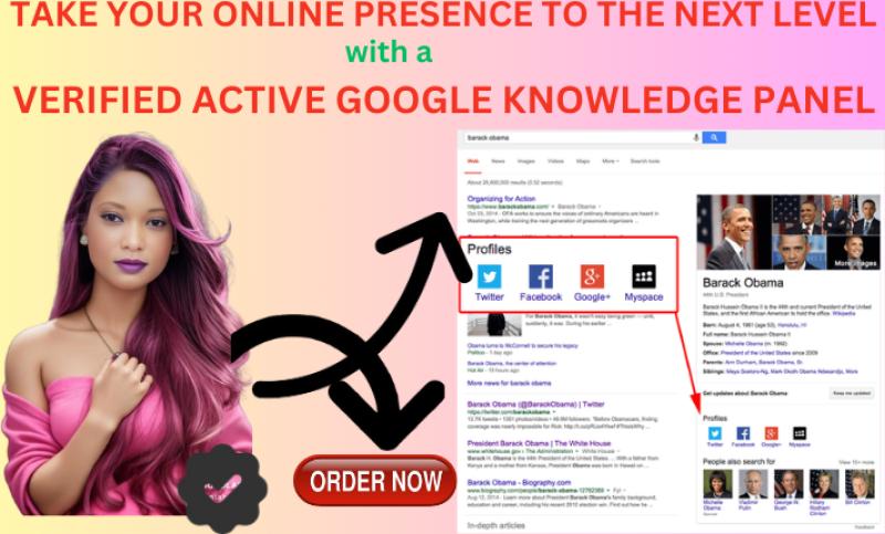 I will build an active verified Google Knowledge Panel