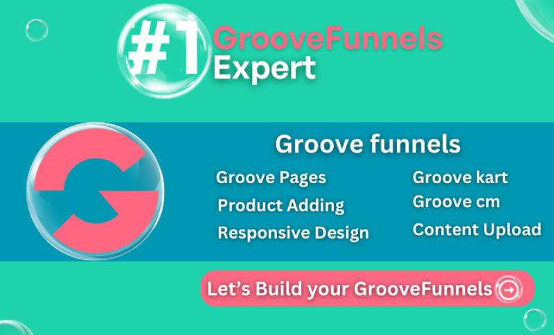 Do it all with Groove Funnels: Groove Pages, Landing Page, Groove Kart, and Groove CRM