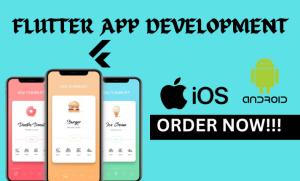 I will do custom flutter app development, build flutter app, be your flutter developer