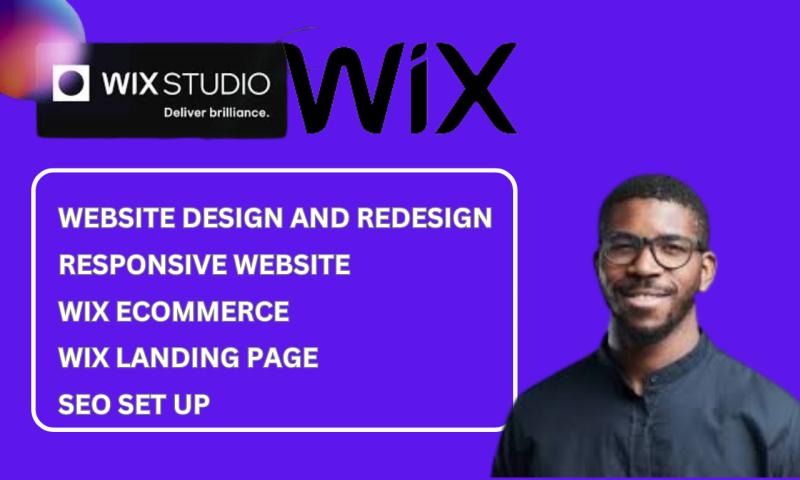 I will build or redesign a responsive wix studio website