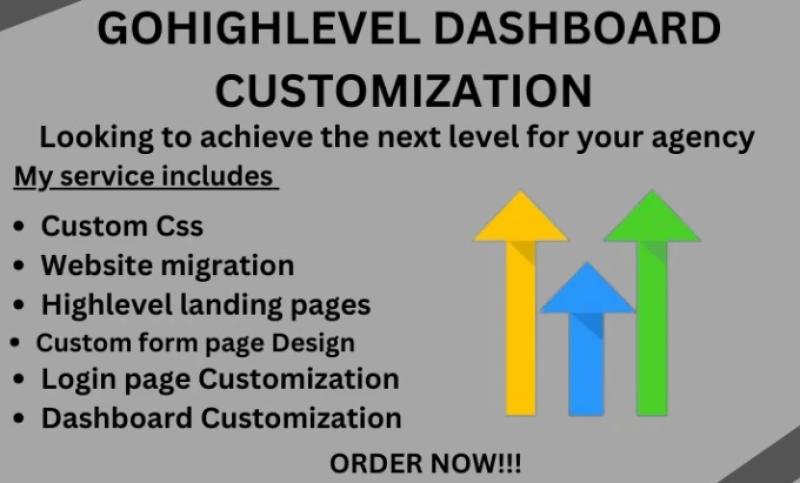 I will customize your ghl with custom CSS GoHighLevel dashboard Go High Level login