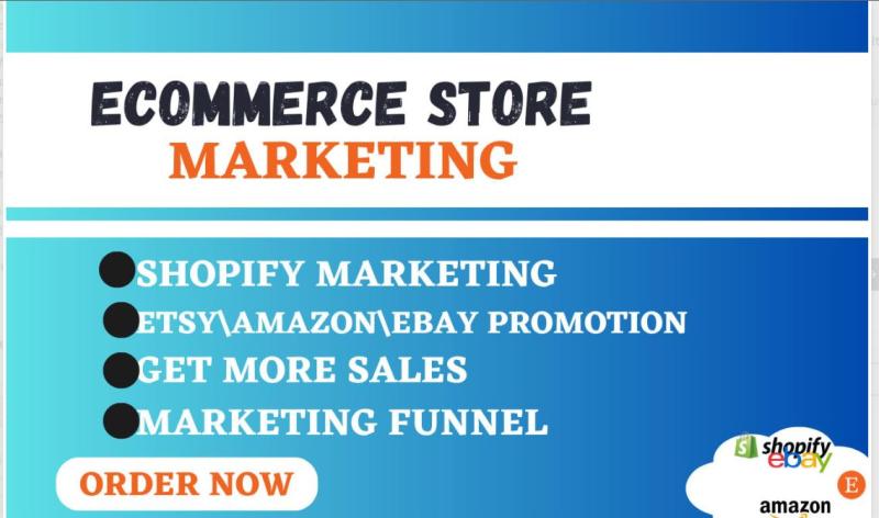 I will promote and advertise your shopify,etsy, ebay, amazon to boost traffic and sales
