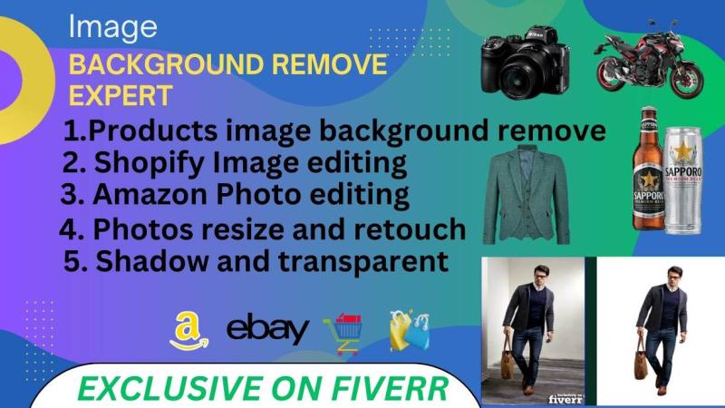 I will do background remove image editing and retouching any images