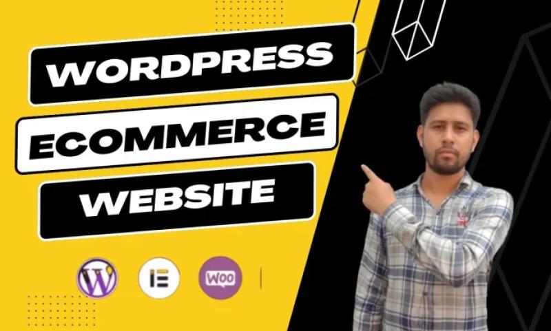 I will create wordpress ecommerce website,online store using woocommerce,elementor pro