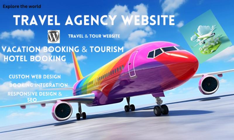 I will create an affiliate website for your travel agency and tour website