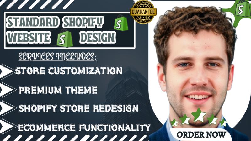 I will do Shopify Dropshipping Store Design and Shopify Dropshipping Website Redesign