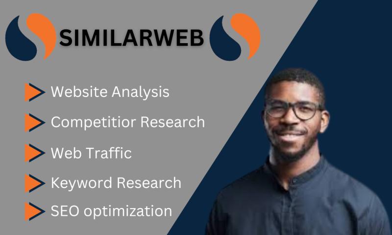 I will perform SimilarWeb analysis, create similar report and provide SEO services