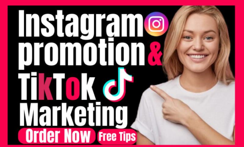 I Will Do Instagram Promotion TikTok Viral to Gain Organic Followers, Like, View