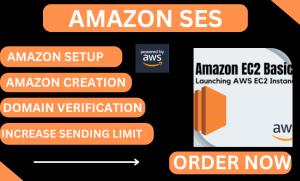 I Will Create Amazon SES Amazon Sending Limit Domain Verification SMTP Setup