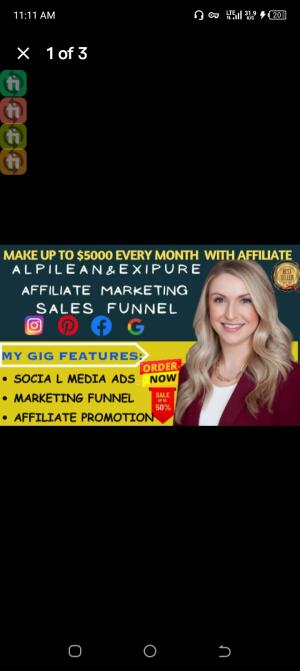 I WILL BUILD AND PROMOTE ALPILEAN, EXIP[URE, AND LIVEPURE PRODUCT WITH SALES FUNNEL