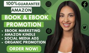 I will do amazon kindle ebook promotion, ebook marketing, children book promotion