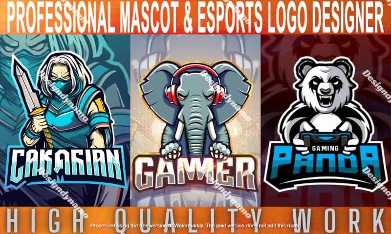 I will craft a unique mascot, esports, twitch, and stream logo for you
