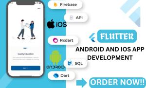 I will build a flutter app and be your flutter app developer for mobile and iOS devices