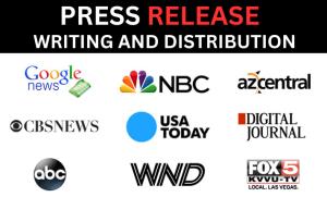 I will do UK press release, music press release, PR distribution, USA press release