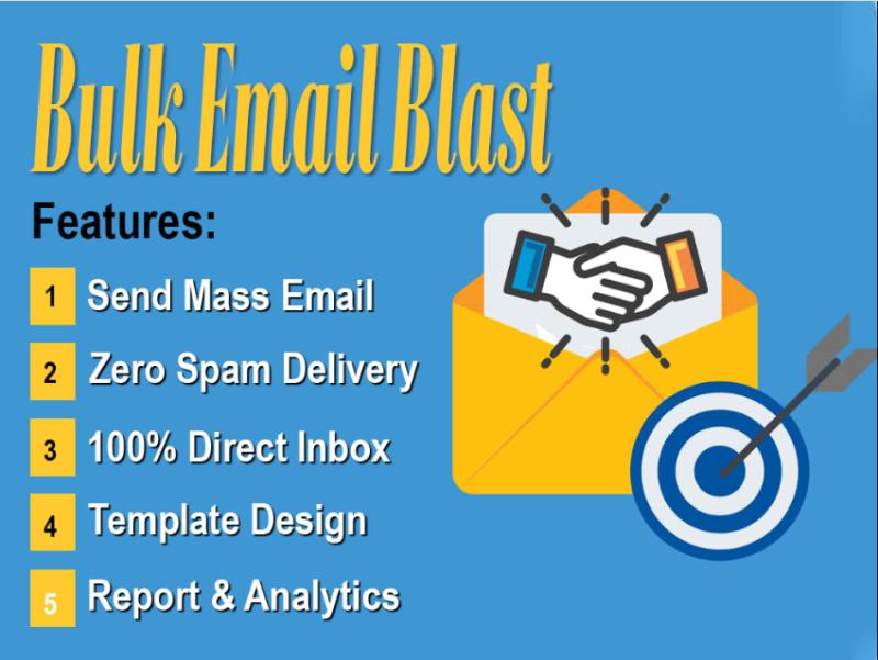 i will setup unlimited send bulk email, email campaigns, email blast , email blasting