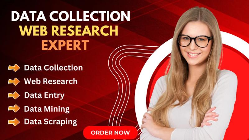 I will do online research and data entry