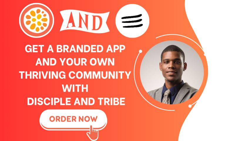I will create a mobile app to manage your communities on tribe, disciple, passion io