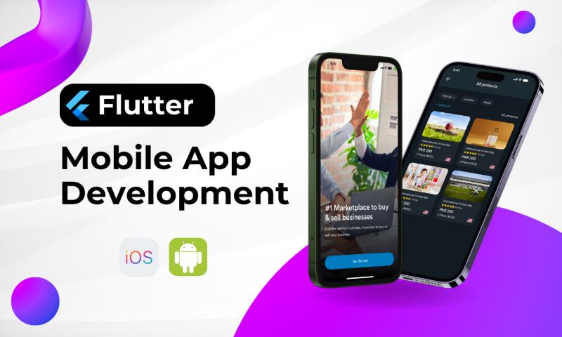 I will be your flutter mobile app developer for android and ios