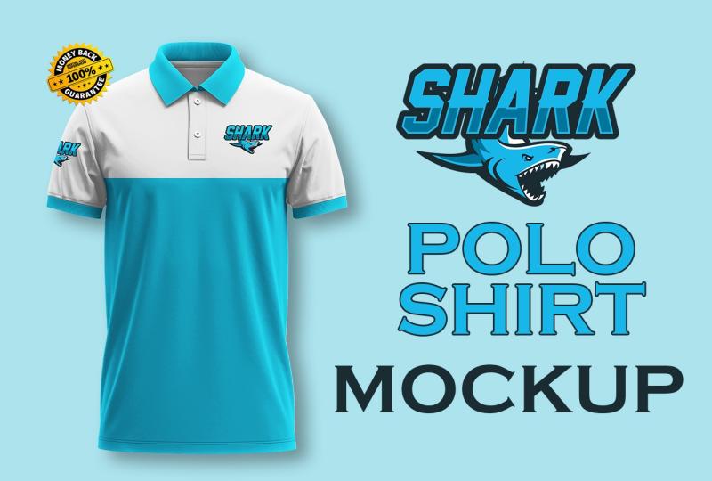 I will create professional polo shirt design and mockup