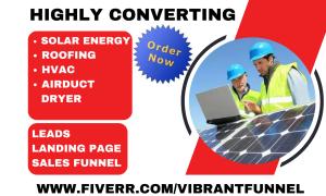 Generate Solar Energy Roofing Homeowner HVAC Airduct Dryer Handyman Leads