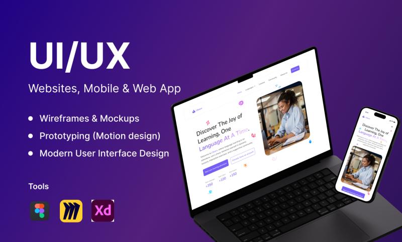 Design Complete Mobile App UI/UX Design in Figma