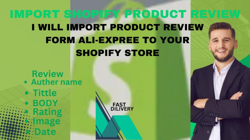 I will do Shopify importation product review to boost your store conversation rate