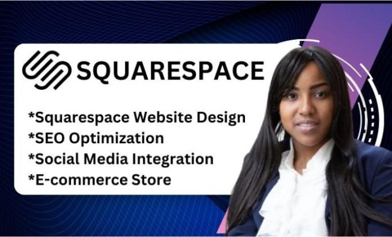 I will redisign squarespace website or squarespace website design