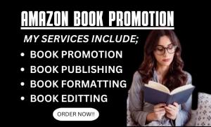 I will provide Amazon KDP book promotion, book formatting, and children book publishing services