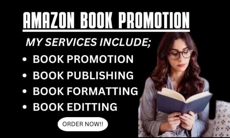 I will provide Amazon KDP book promotion, book formatting, and children book publishing services